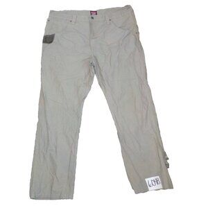 Wrangler Workwear Ripstop Gusseted Hvy Duty 6 Pocket Jeans Mens Size 40 x 30 Tan